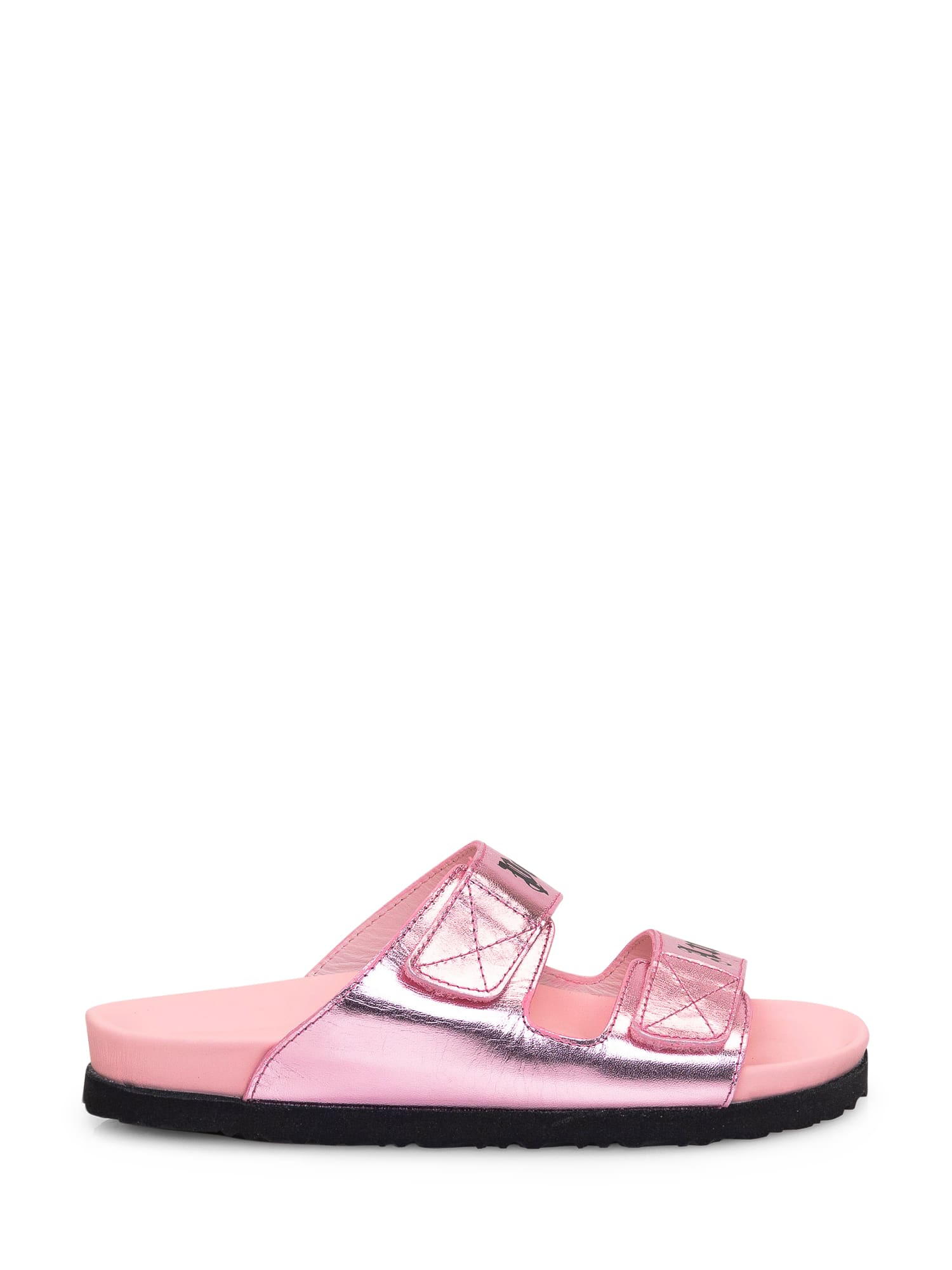 Palm Angels Leather Logo Sandals