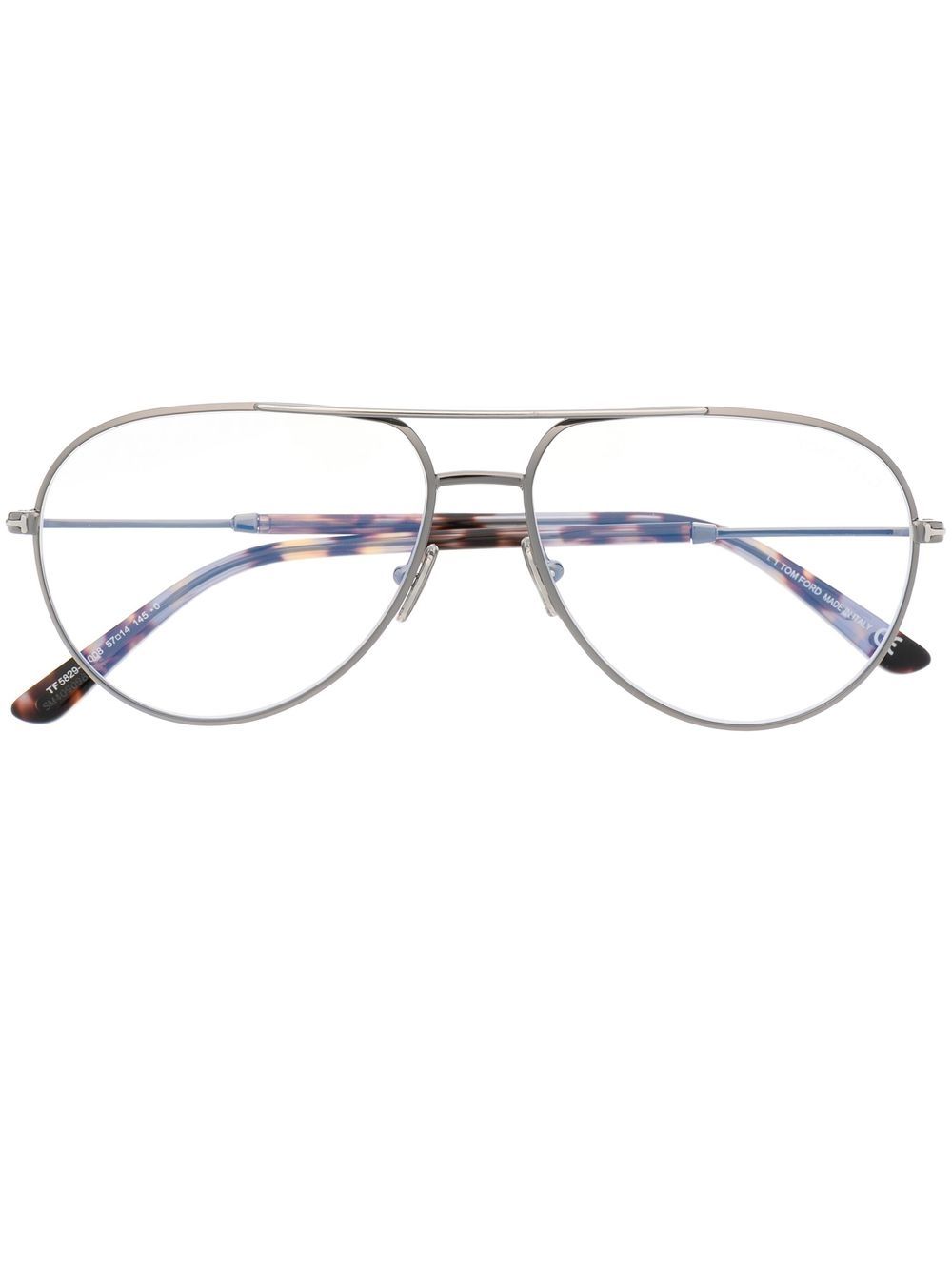 TOM FORD Eyewear 汤姆福特 双鼻架眼镜 - 银色