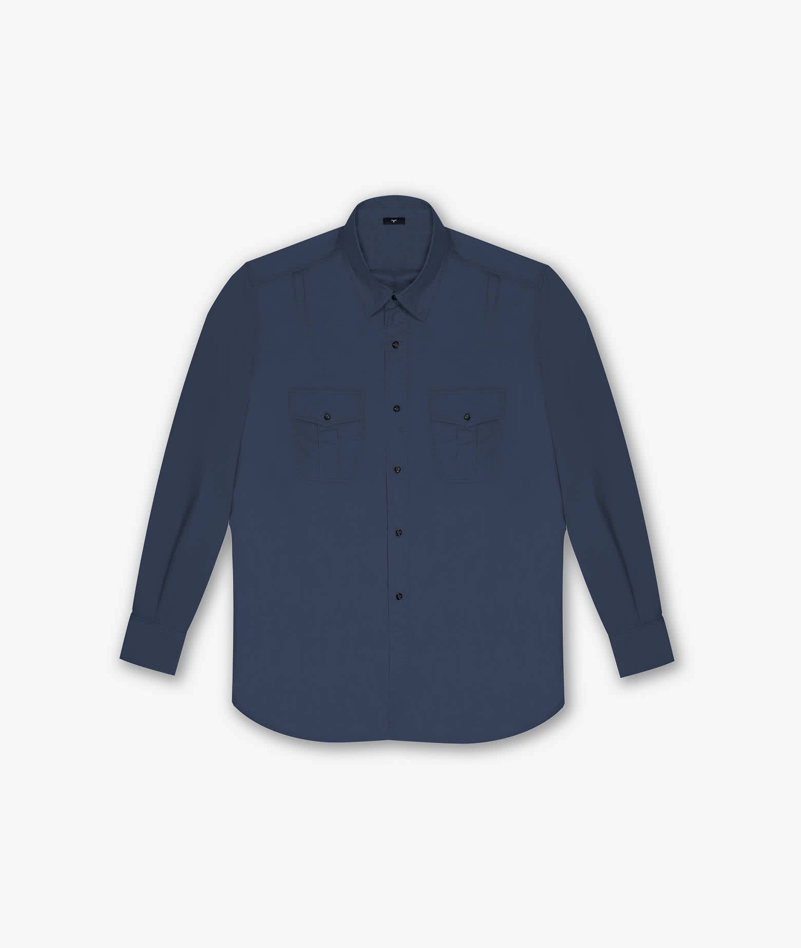 Larusmiani 军旅风棉质衬衫