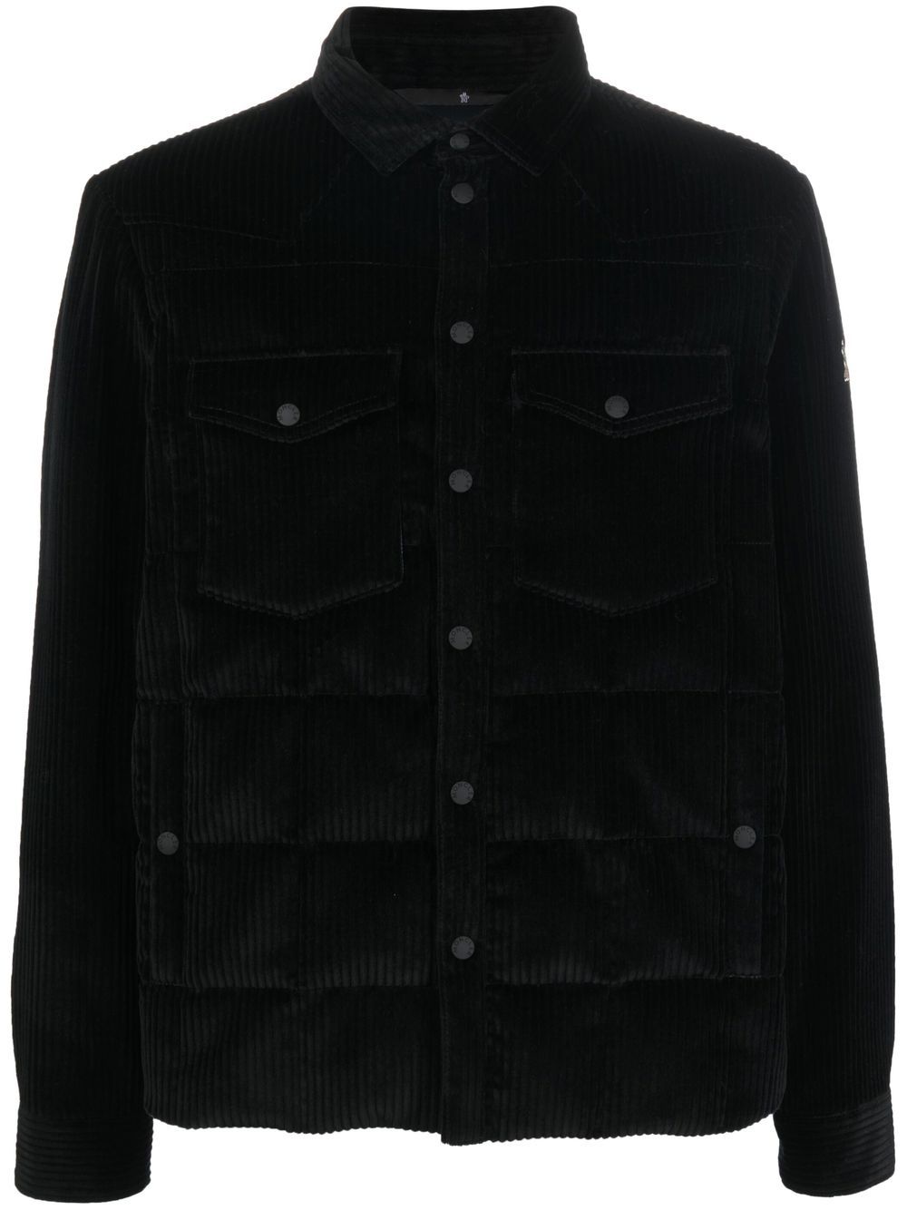 Moncler Grenoble 盟可睐·格勒诺布尔 排扣填充夹克 - 黑色