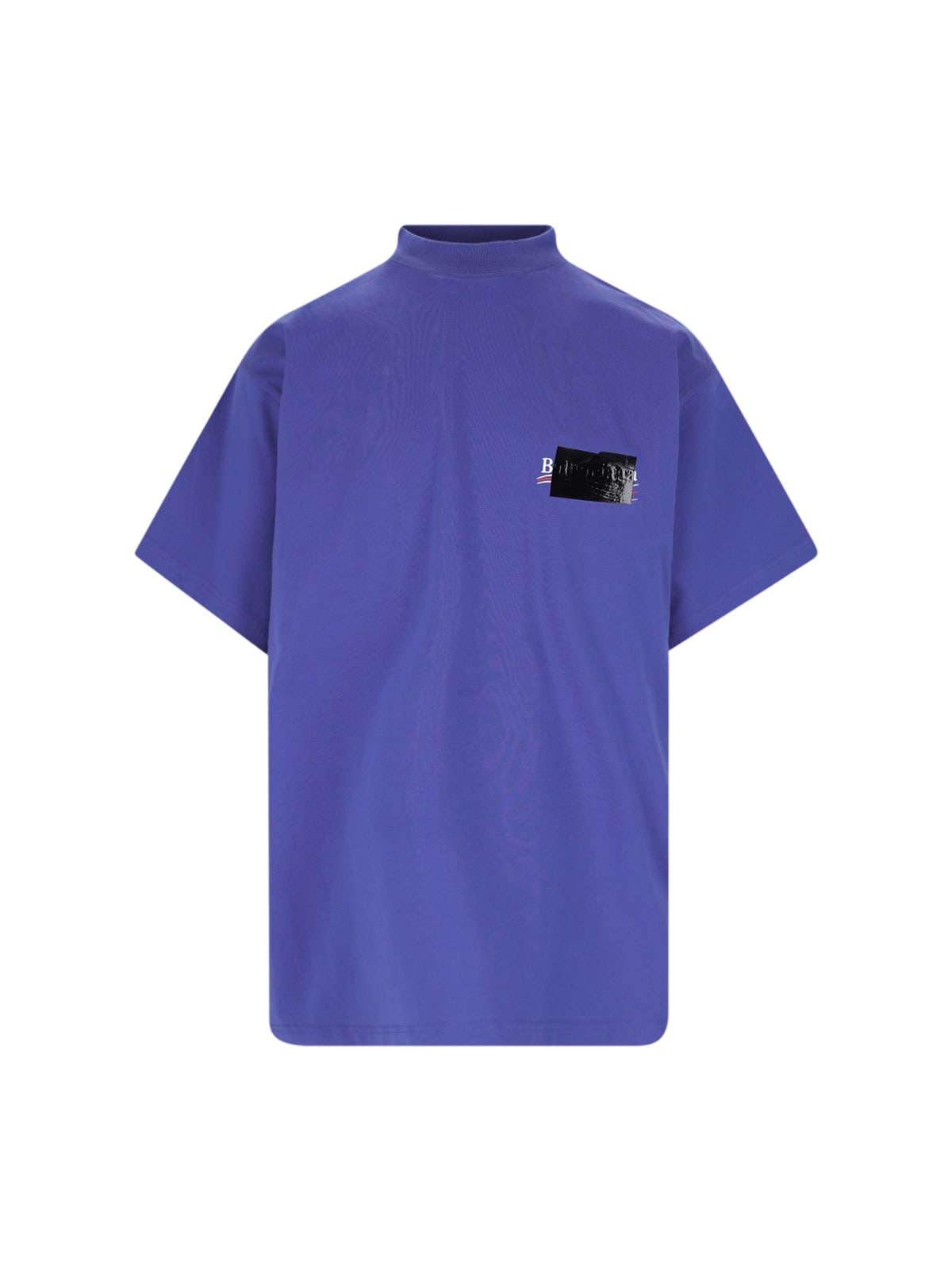 Balenciaga Logo印花oversize宽松T恤