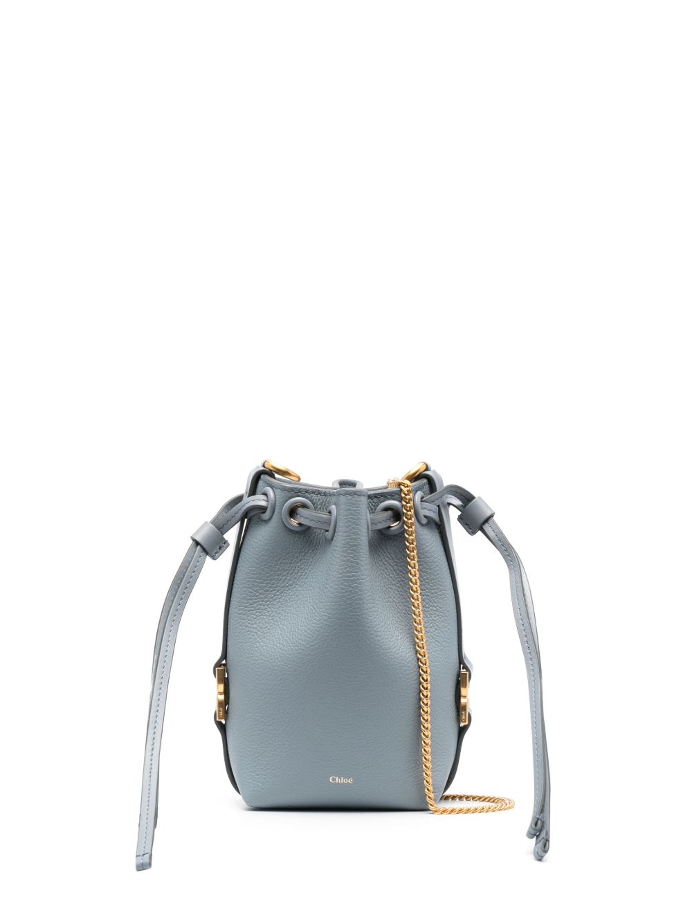 Chloé Tasche 皮质水桶包 - 蓝色