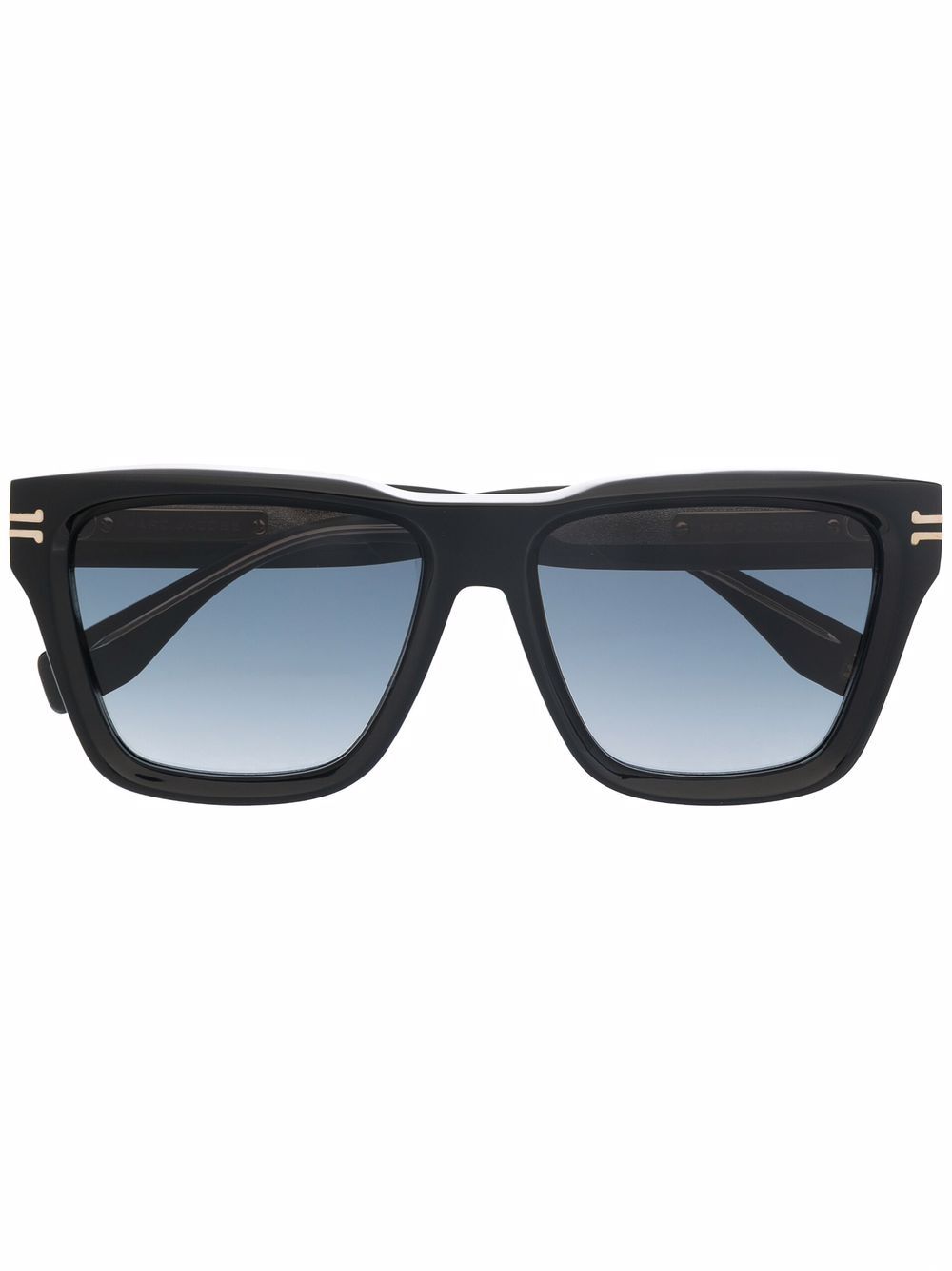 Marc Jacobs Eyewear Icon Edge 有色镜片太阳眼镜 - 黑色