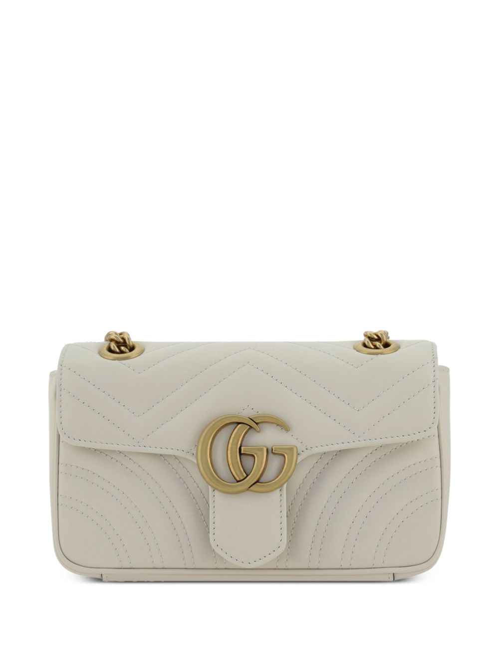 Gucci GG Marmont 迷你单肩包 - 中性色