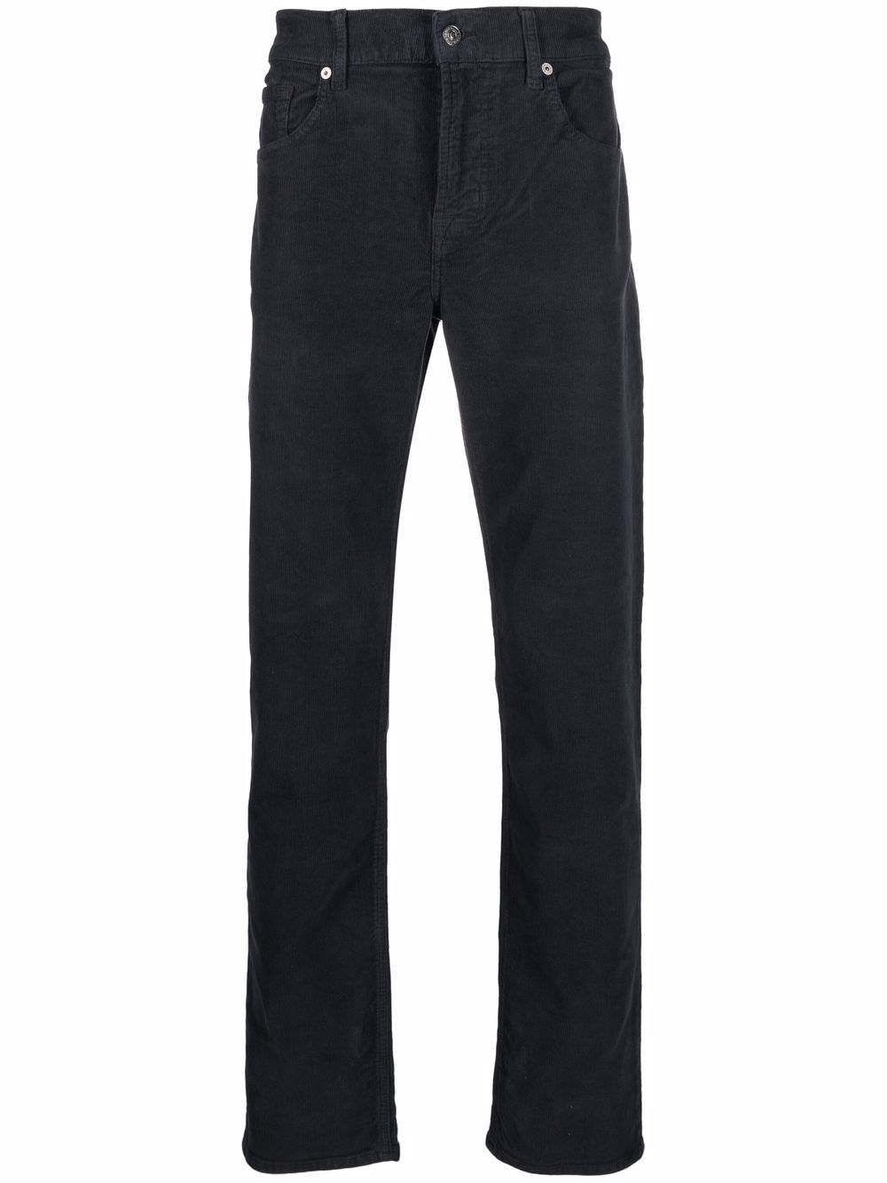 7 For All Mankind 中腰直筒牛仔裤 - 蓝色