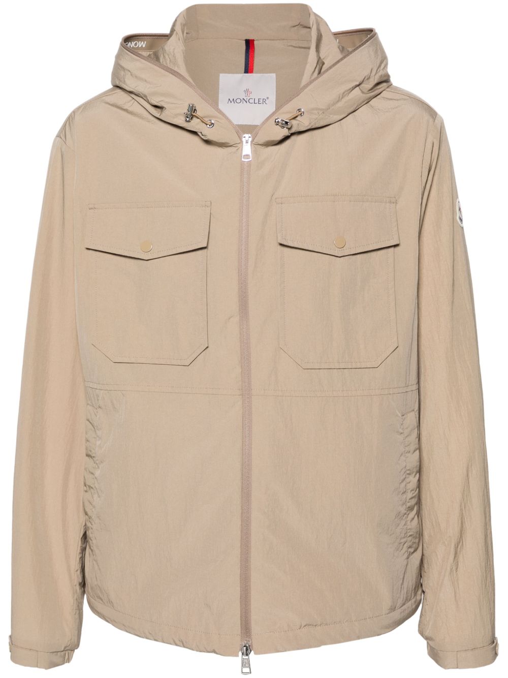 Moncler Plessr 连帽夹克 - 中性色