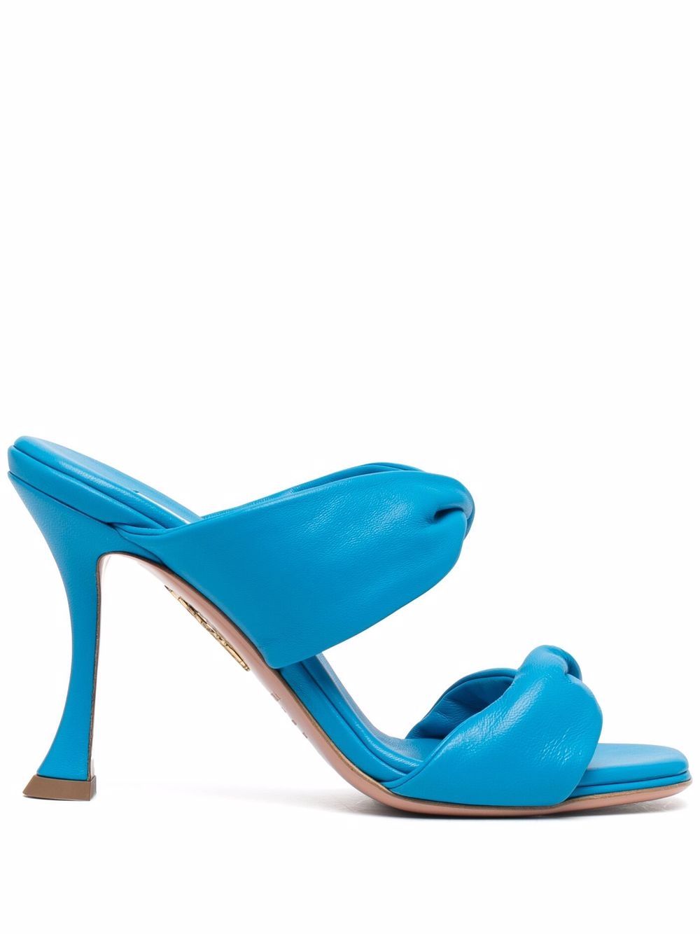Aquazzura Twist 95 套穿式凉鞋 - 蓝色