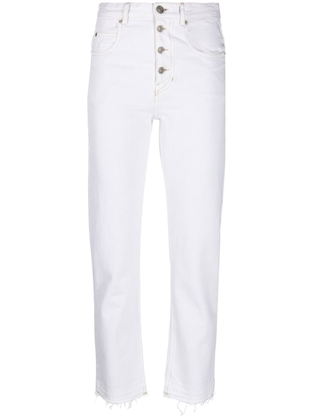 MARANT ÉTOILE Belden 直筒牛仔裤 - 白色