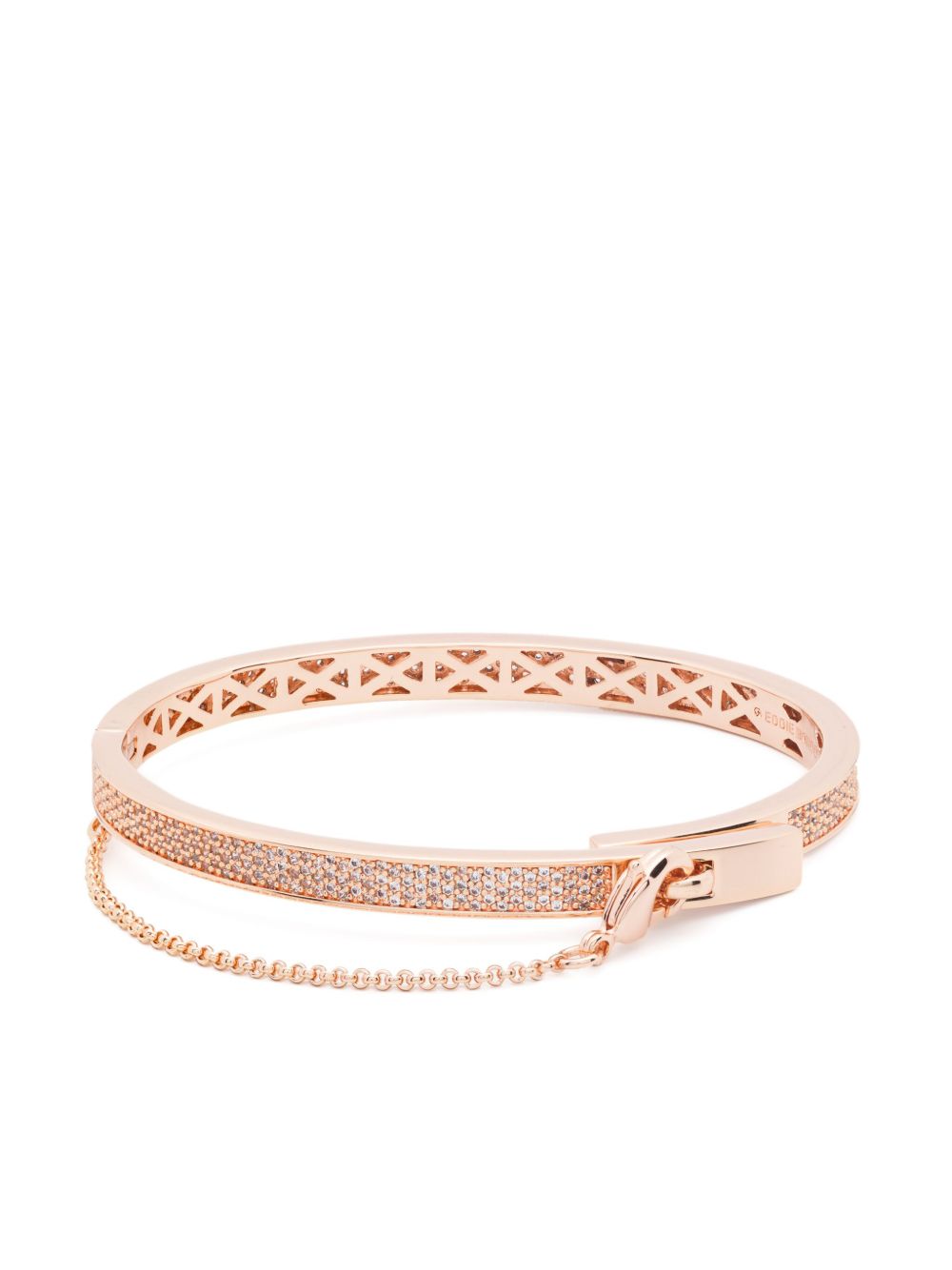 Eddie Borgo Pavé Thin Safety Chain bracelet - 粉色
