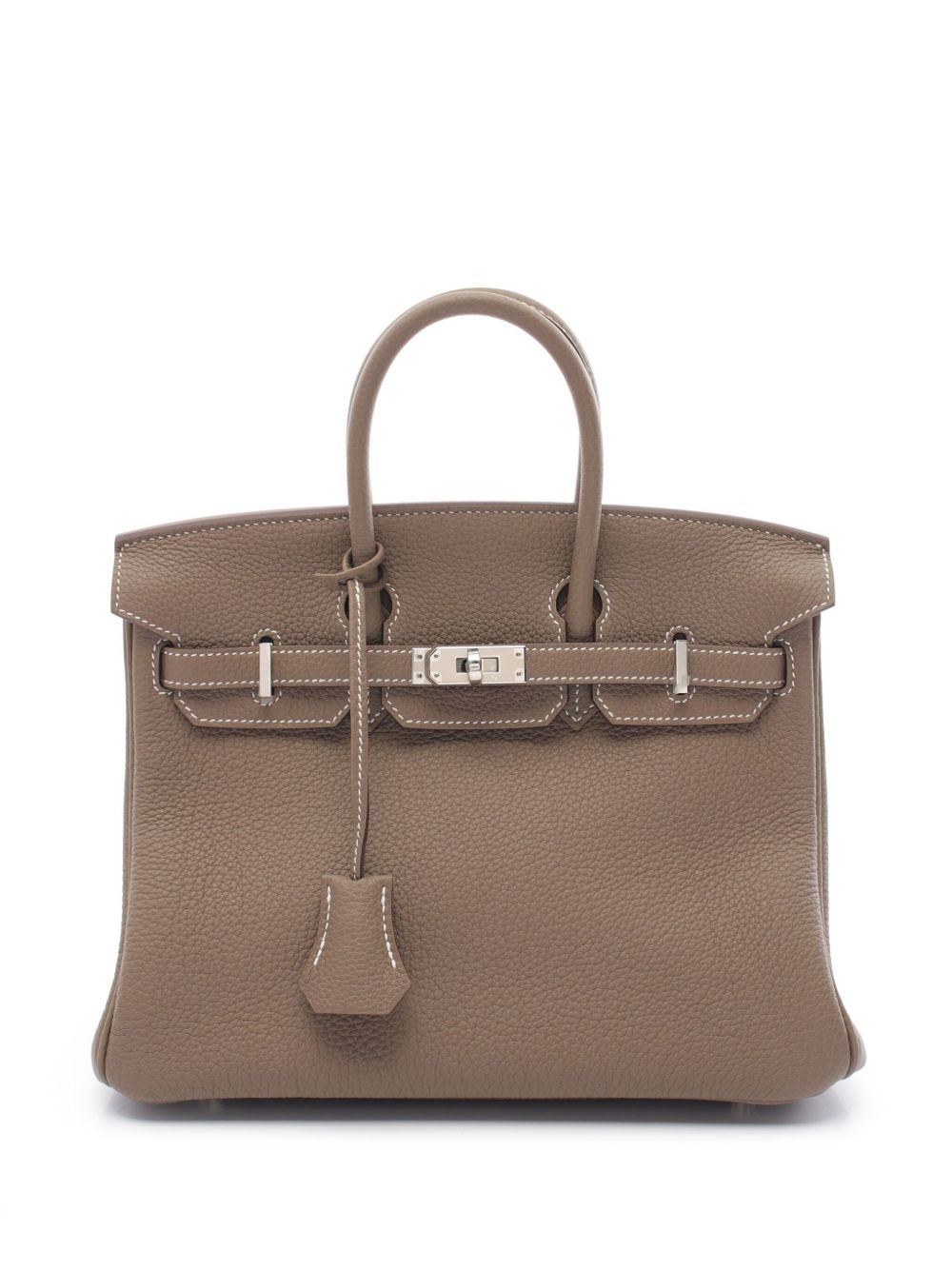 Hermès Pre-Owned Birkin 25 手提包（2024年典藏款） - 褐色
