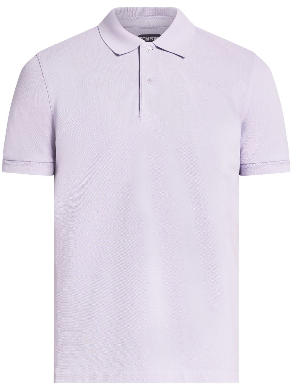 TOM FORD 短袖棉polo衫 - 紫色