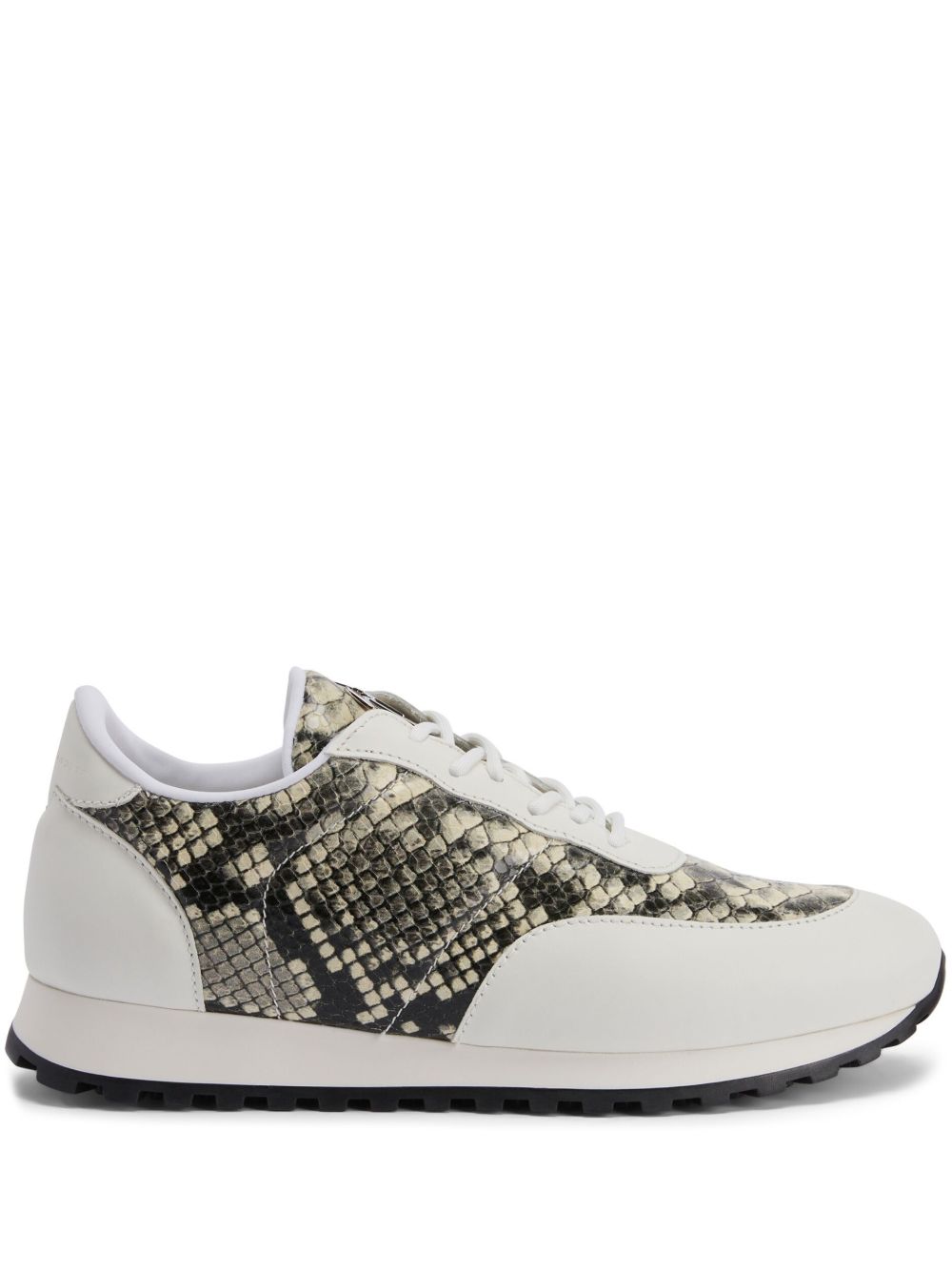 Giuseppe Zanotti Jimi Running 蟒蛇纹运动鞋 - 中性色