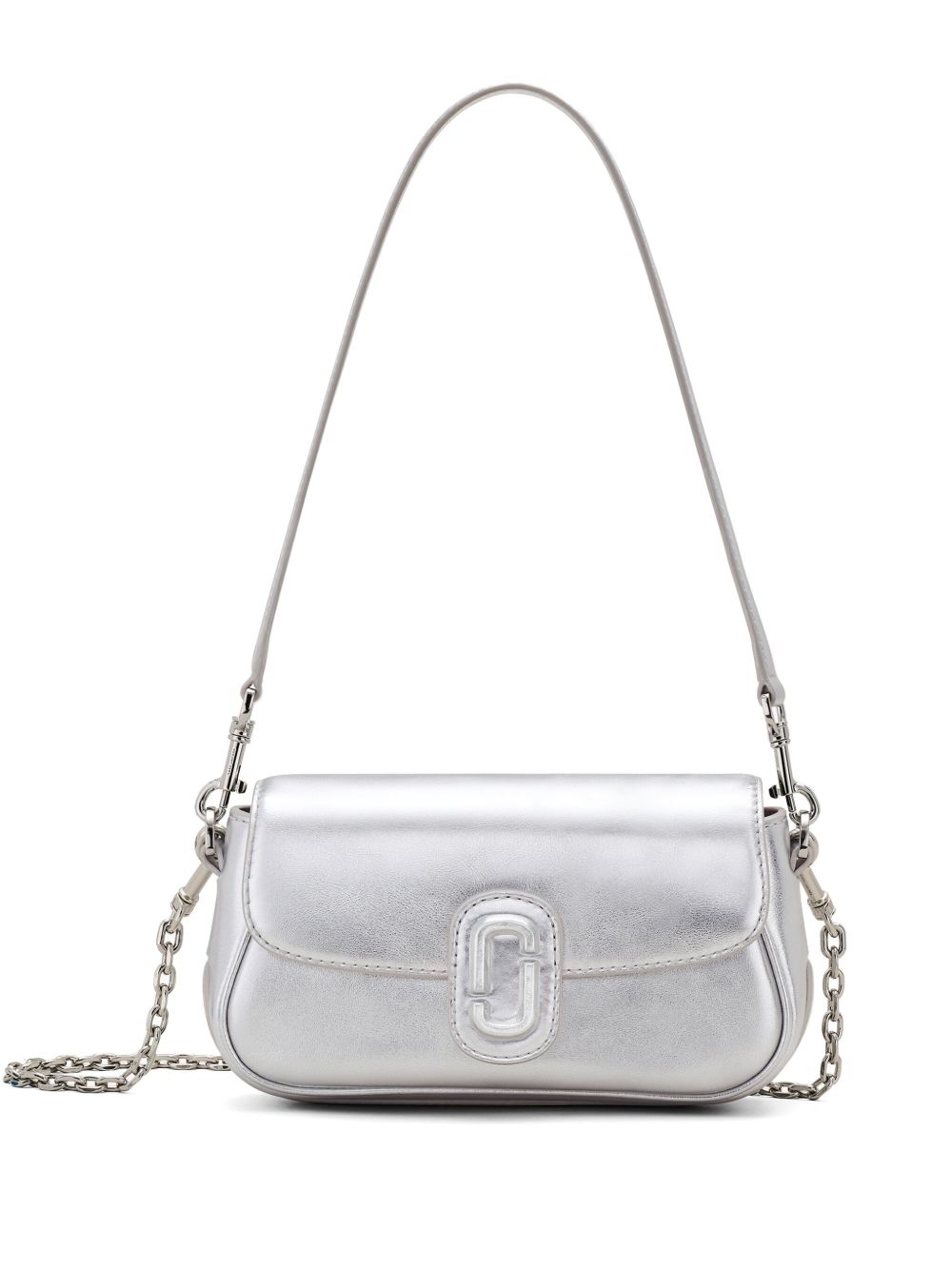 Marc Jacobs The Metallic Clover 单肩包 - 银色