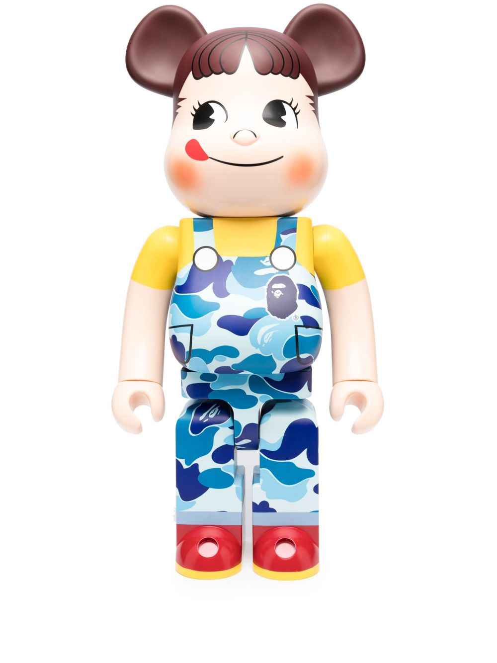 MEDICOM TOY x BAPE Peko-chan BE@RBRICK 模型玩具 - 蓝色