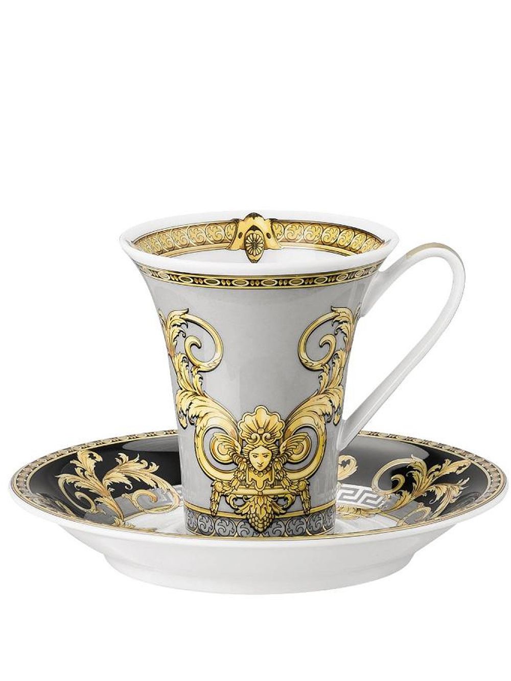 Versace 范思哲 x Rosenthal Prestige Gala 浓缩咖啡杯套装 - 白色