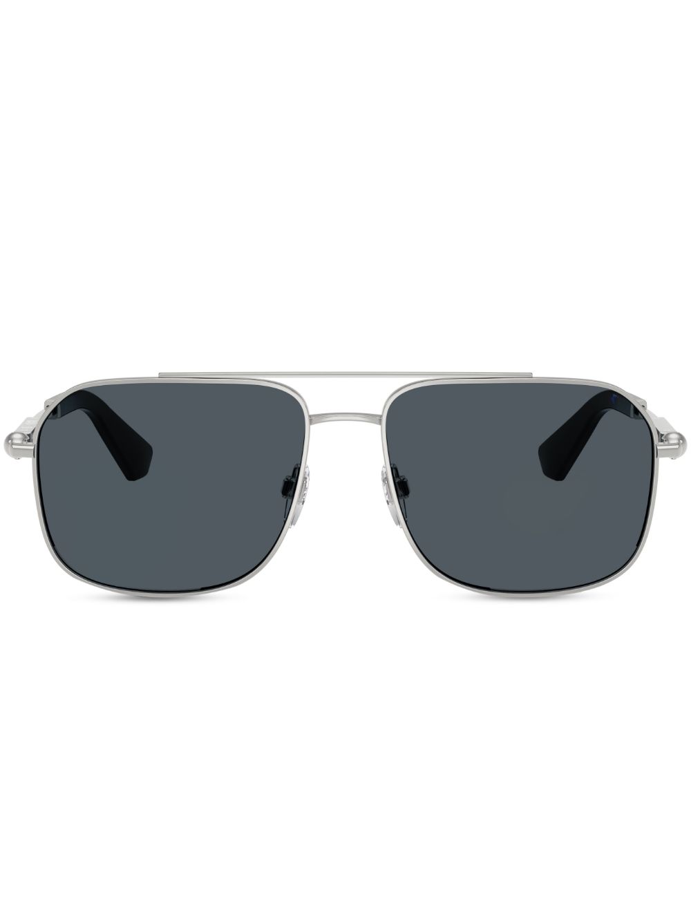 Burberry Eyewear logo雕刻太阳眼镜 - 银色