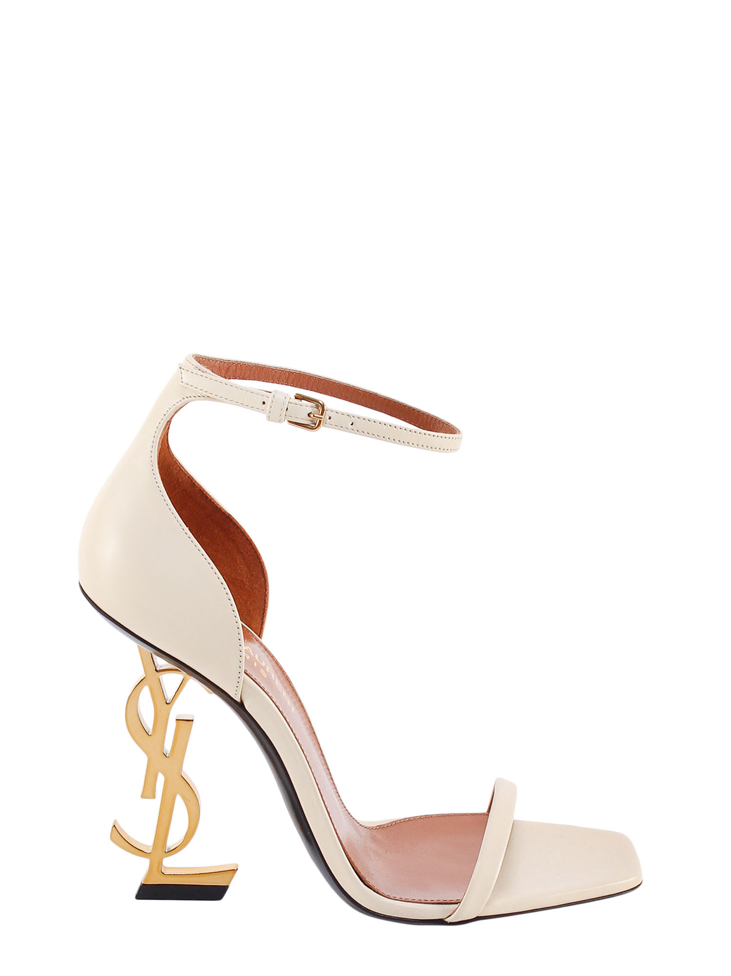 Saint Laurent Opyum Leather Sandals