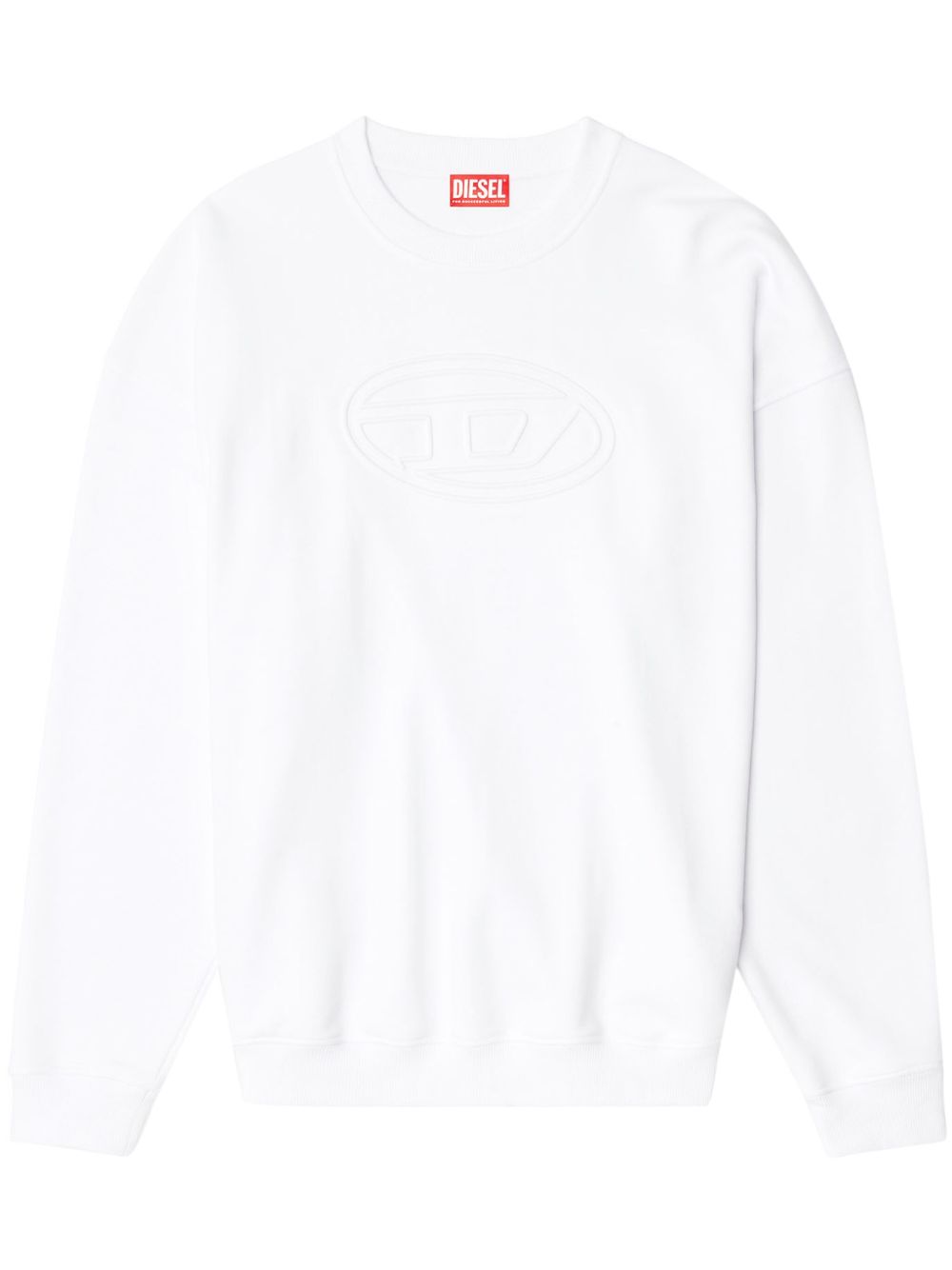 Diesel S-Mart-Bigoval 卫衣 - 白色