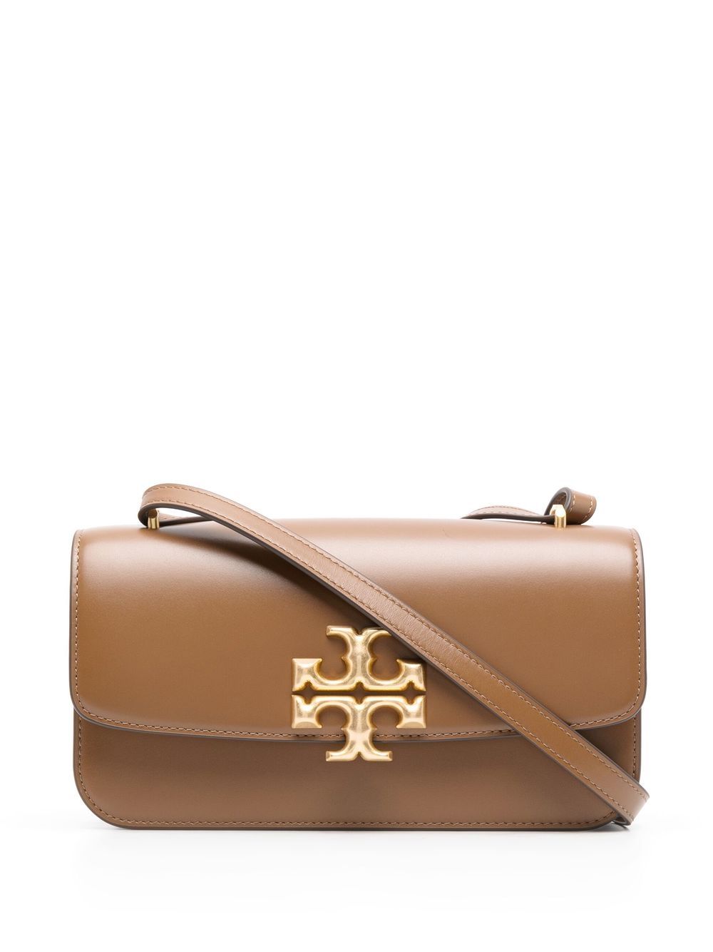 Tory Burch Eleanor E/W 小号两用单肩包 - 褐色