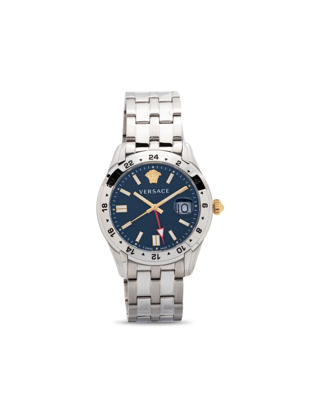 Versace Greca Time GMT 41毫米腕表 - 蓝色