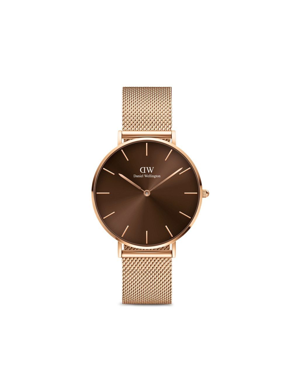 Daniel Wellington Petite Amber 36毫米腕表 - 褐色