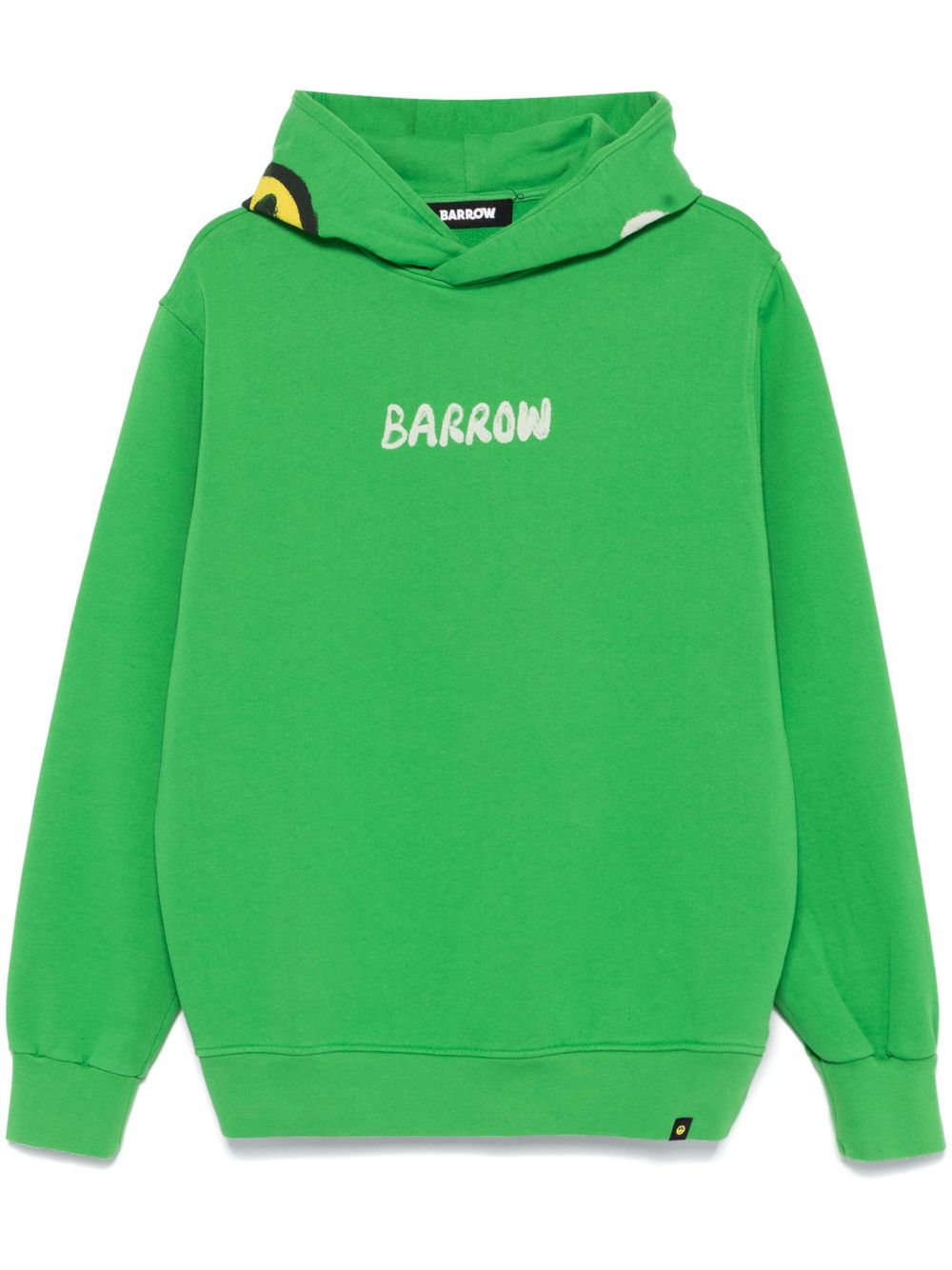 BARROW logo印花连帽衫 - 绿色