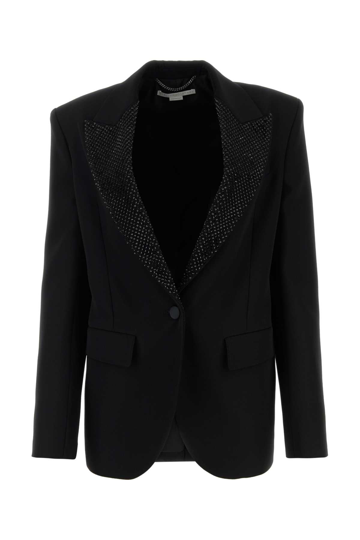 Stella McCartney 黑色羊毛西装外套
