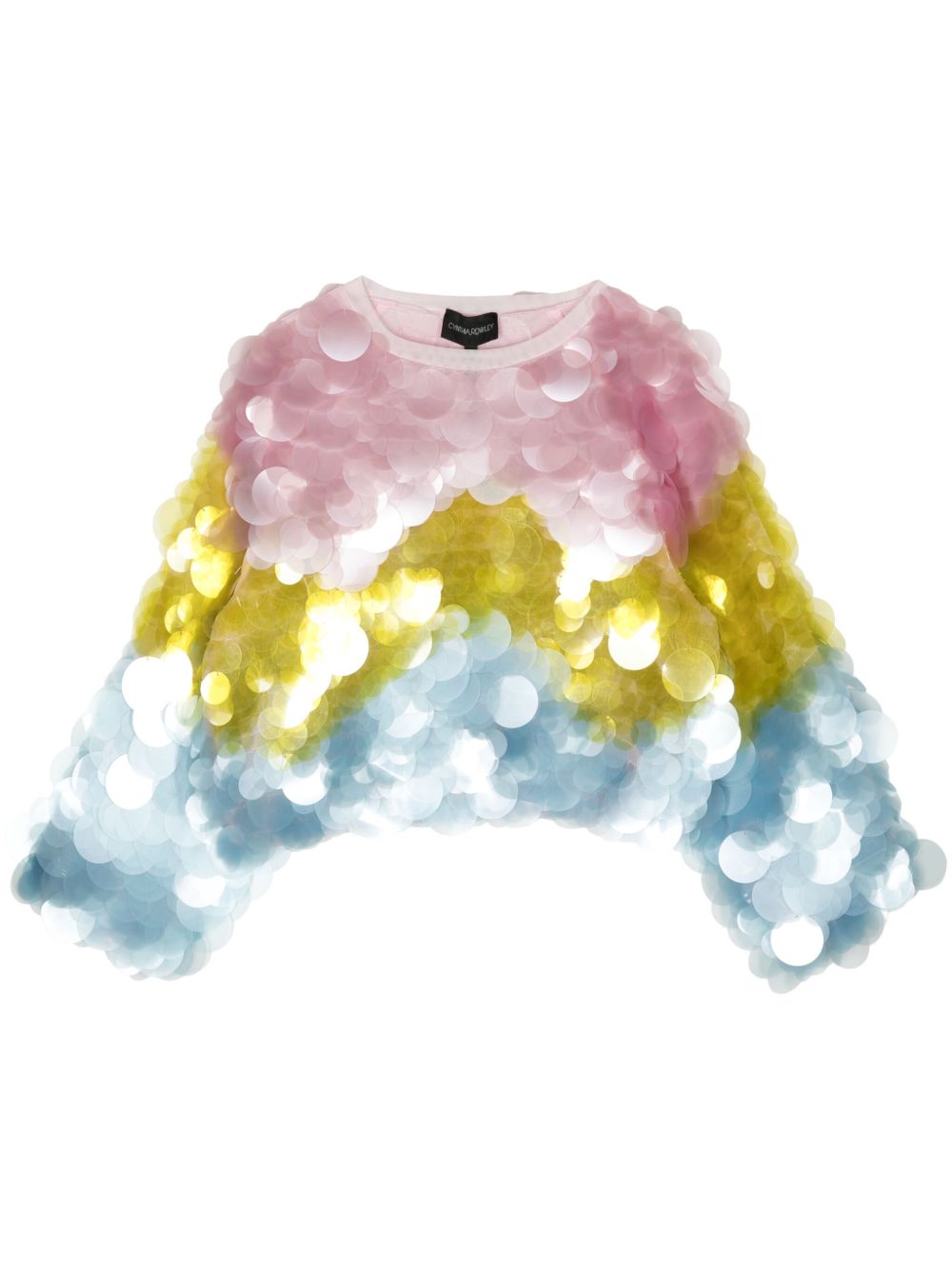 Cynthia Rowley Daylight Disco 亮片上衣 - 粉色