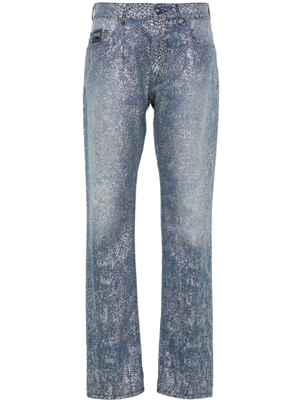 Versace Jeans Couture 中腰修身牛仔裤 - 蓝色