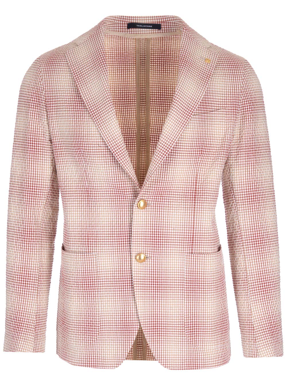 Tagliatore Check Motif Jacket