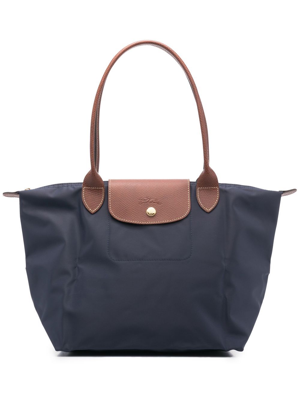 Longchamp Le Pliage 中号手提包 - 蓝色