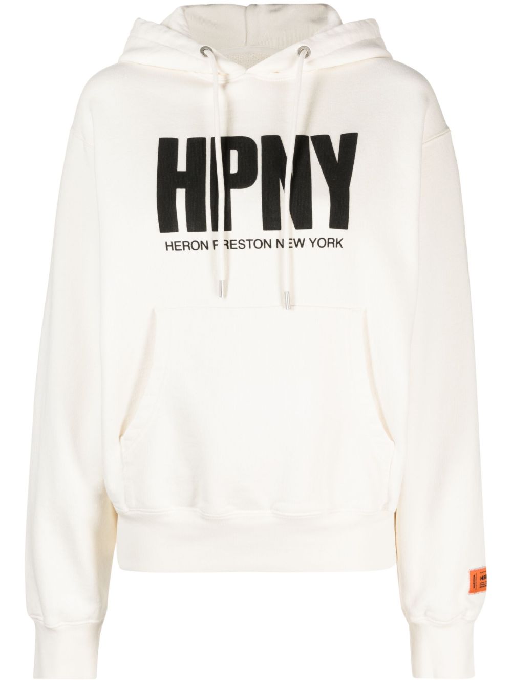Heron Preston logo印花连帽衫 - 白色