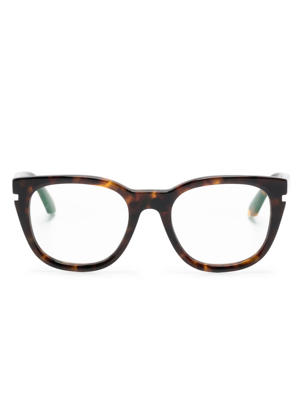 Off-White Eyewear Style 51 方框眼镜 - 褐色