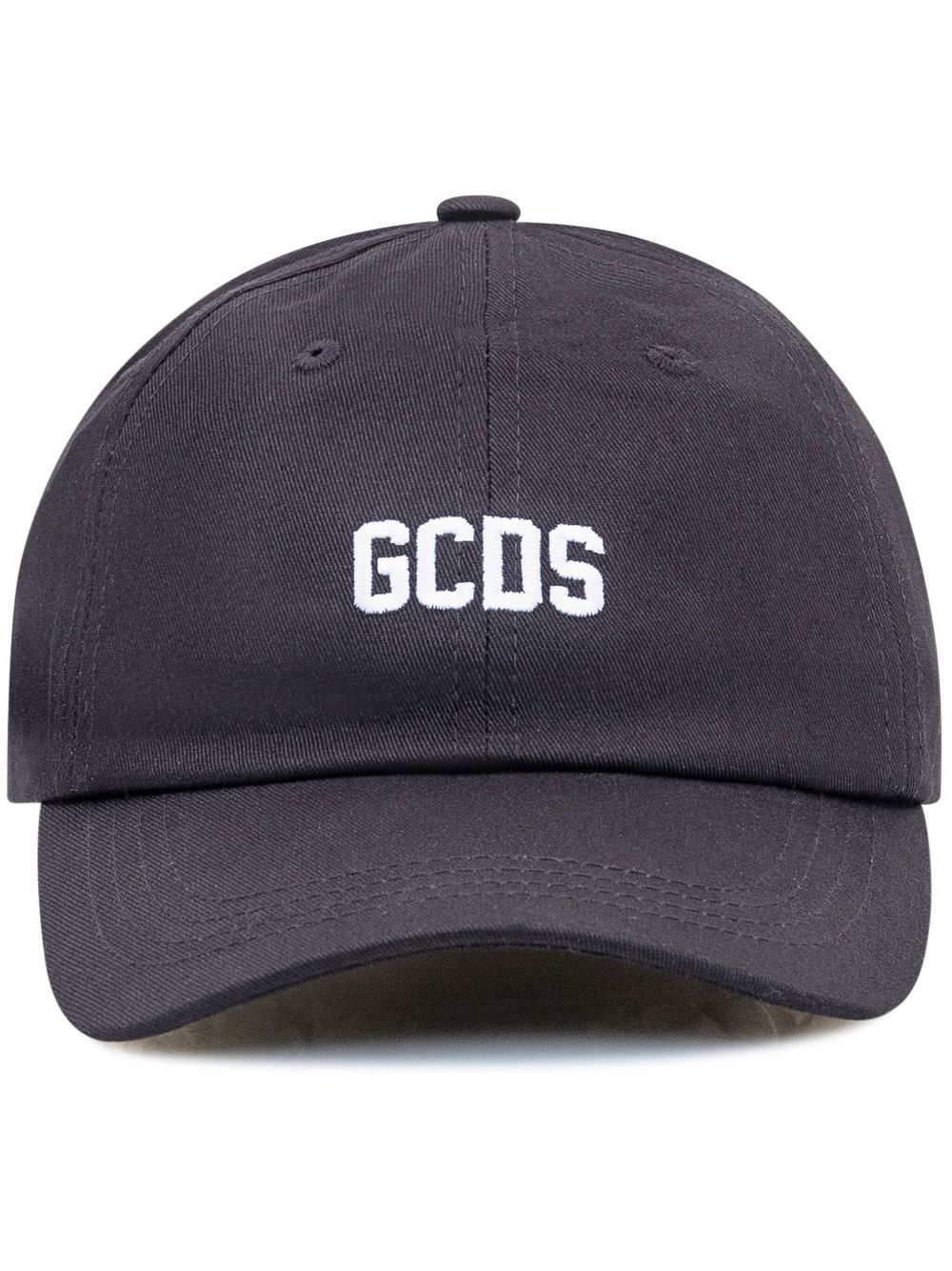 GCDS logo刺绣棒球帽 - 黑色