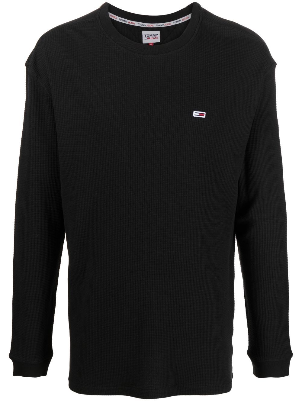 Tommy Jeans logo圆领卫衣 - 黑色