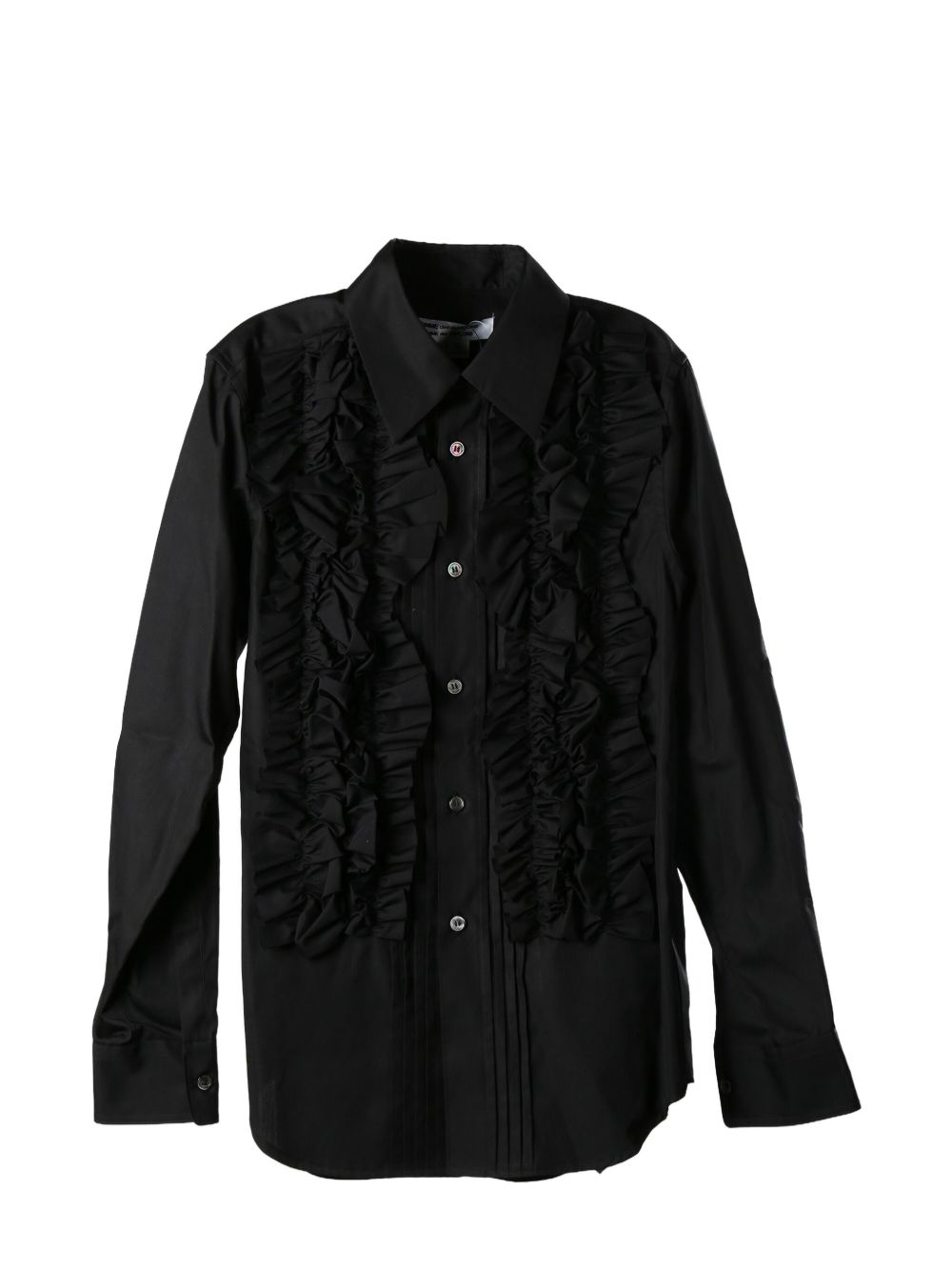 Comme Des Garçons Comme Des Garçons ruffled shirt - 黑色