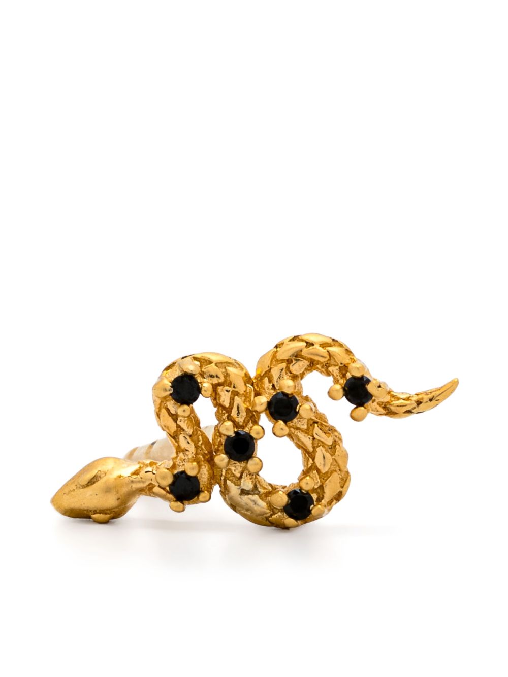 Missoma x Harris Reed Serpent single earring - 金色