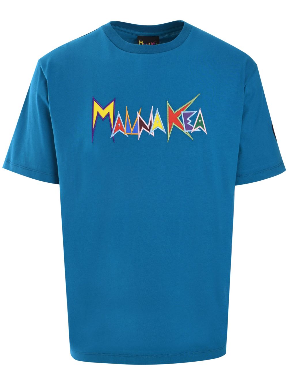 Mauna Kea Heritage Macro logo刺绣T恤 - 蓝色