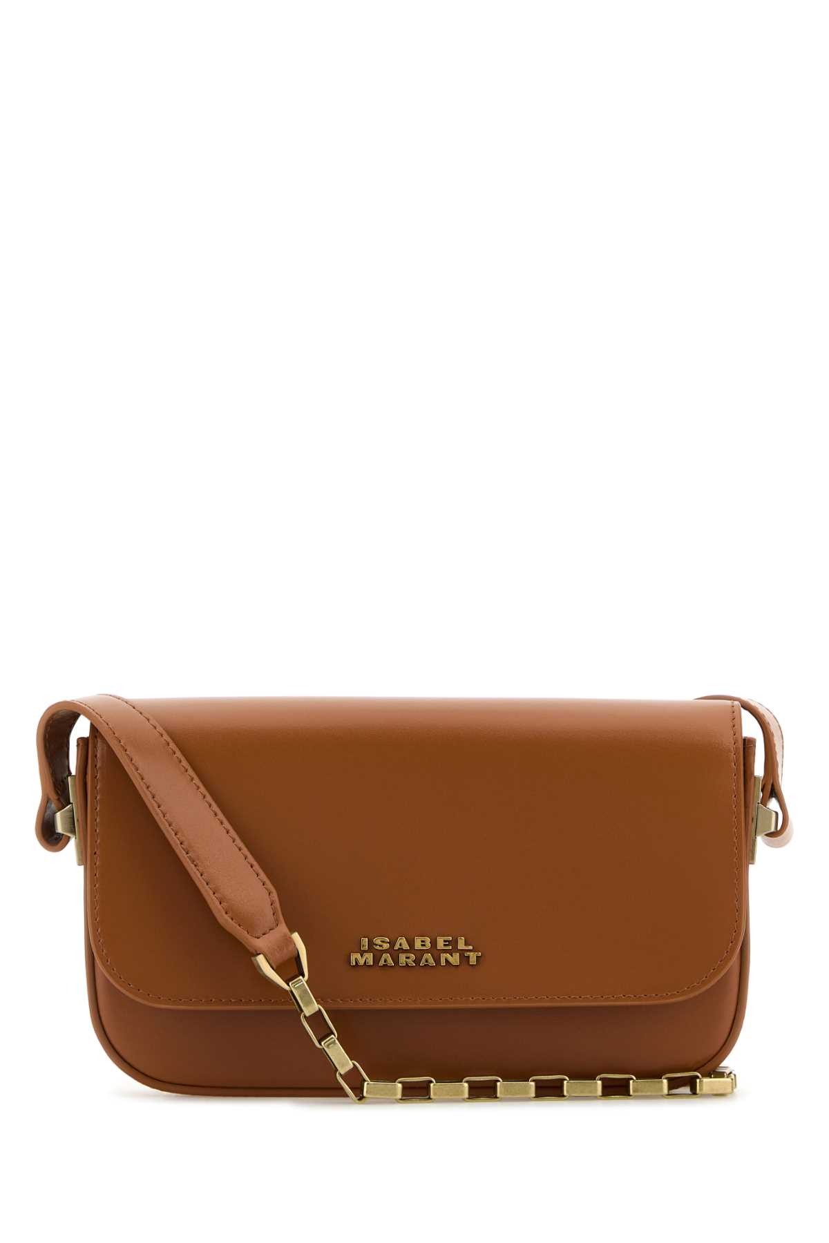 Isabel Marant 焦糖色皮革 Lizza 单肩包