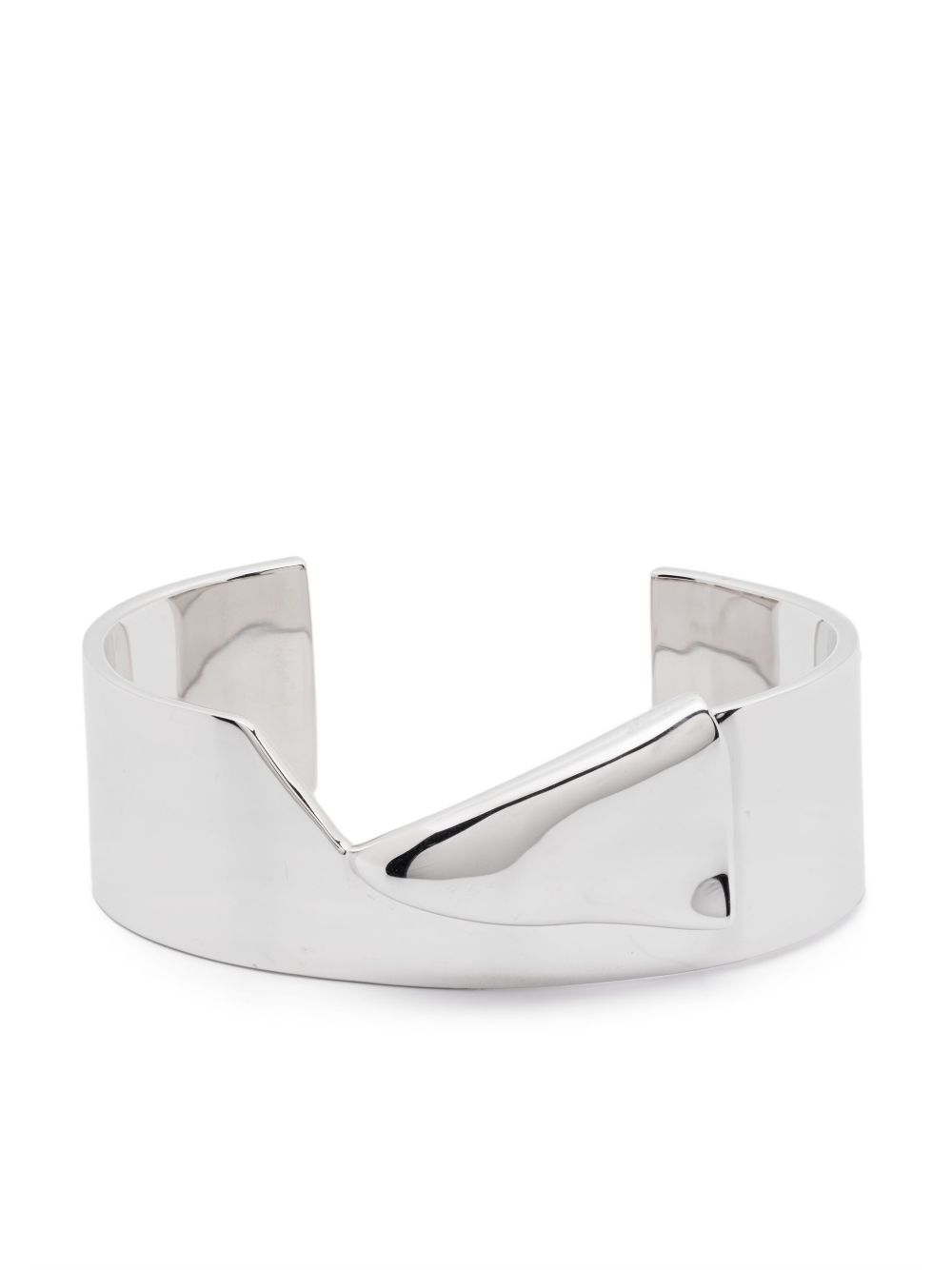 Eddie Borgo Folded cuff - 银色