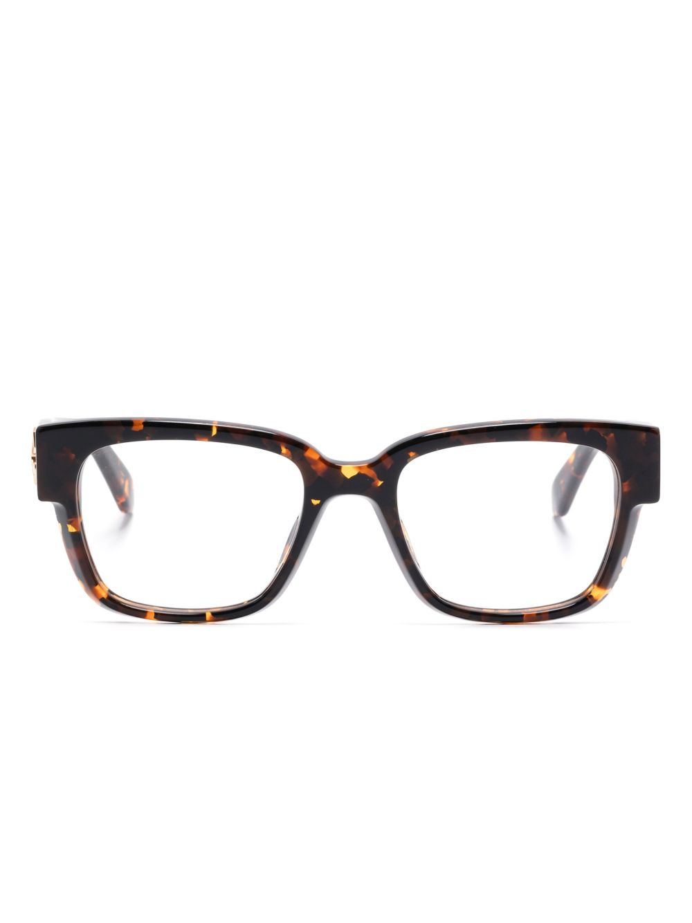Off-White Skype 59 眼镜 - 褐色
