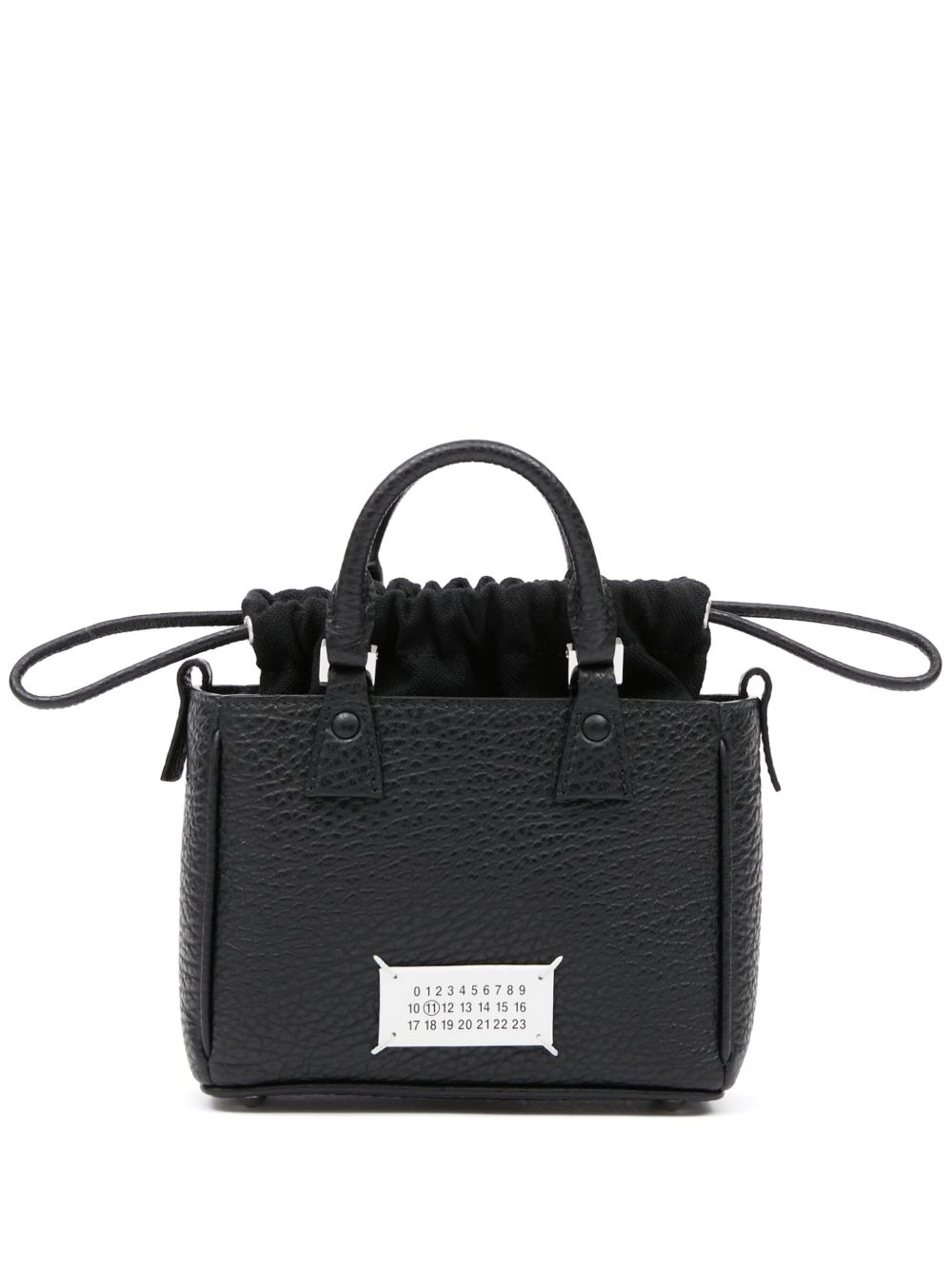 Maison Margiela 5AC Horizontal 皮质手提包 - 黑色