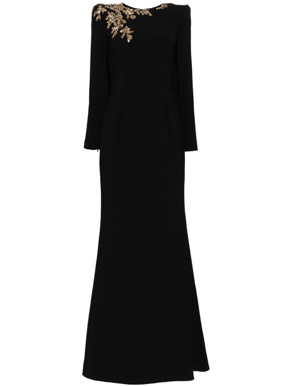 Jenny Packham Angel Eyes 晶饰礼服 - 黑色