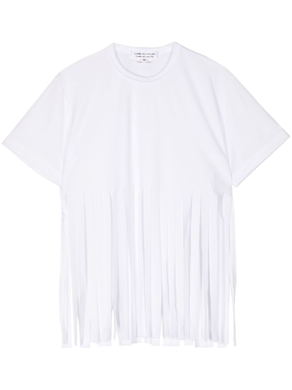 Comme Des Garçons Comme Des Garçons 镂空圆领T恤 - 白色