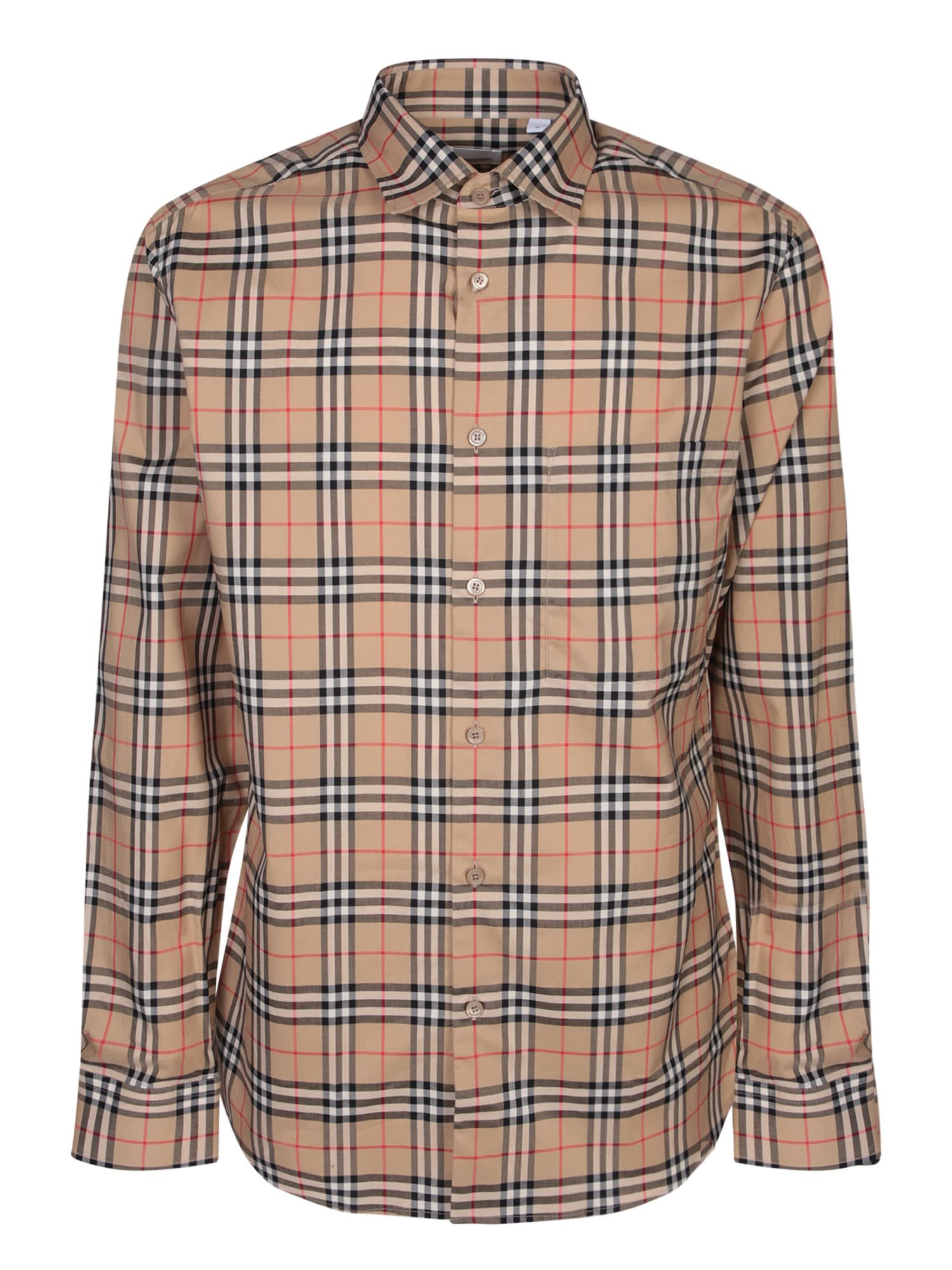 Burberry Check Long-sleeved Shirt
