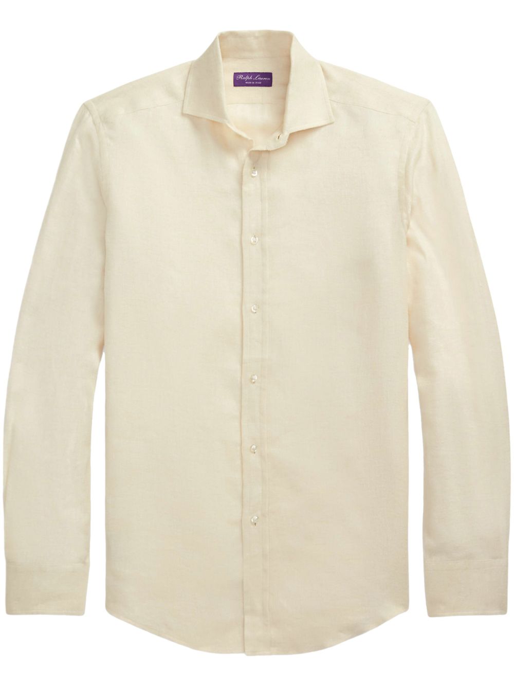 Ralph Lauren Purple Label 修身亚麻衬衫 - 中性色