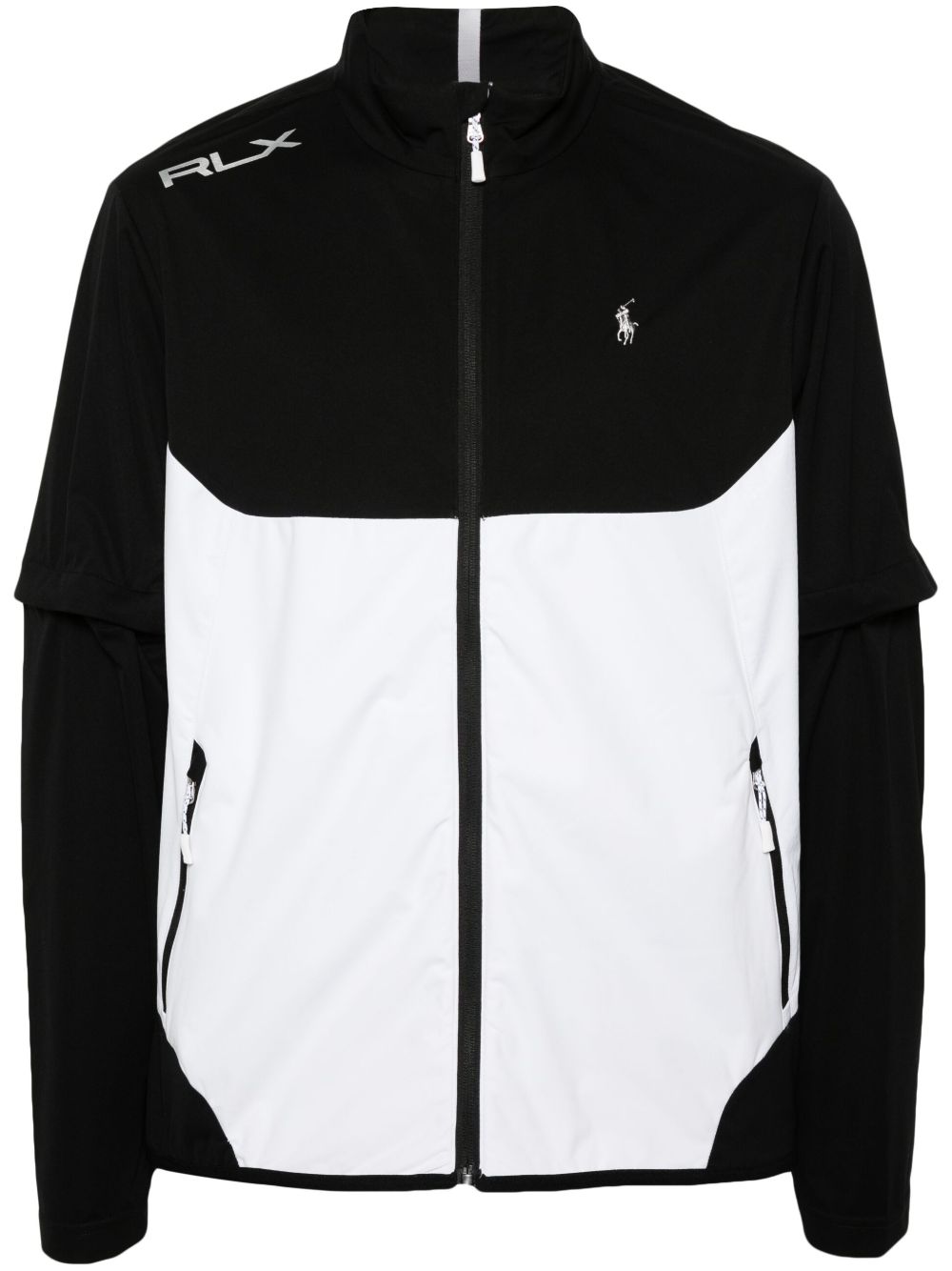 RLX Ralph Lauren Polo Pony 刺绣夹克 - 黑色