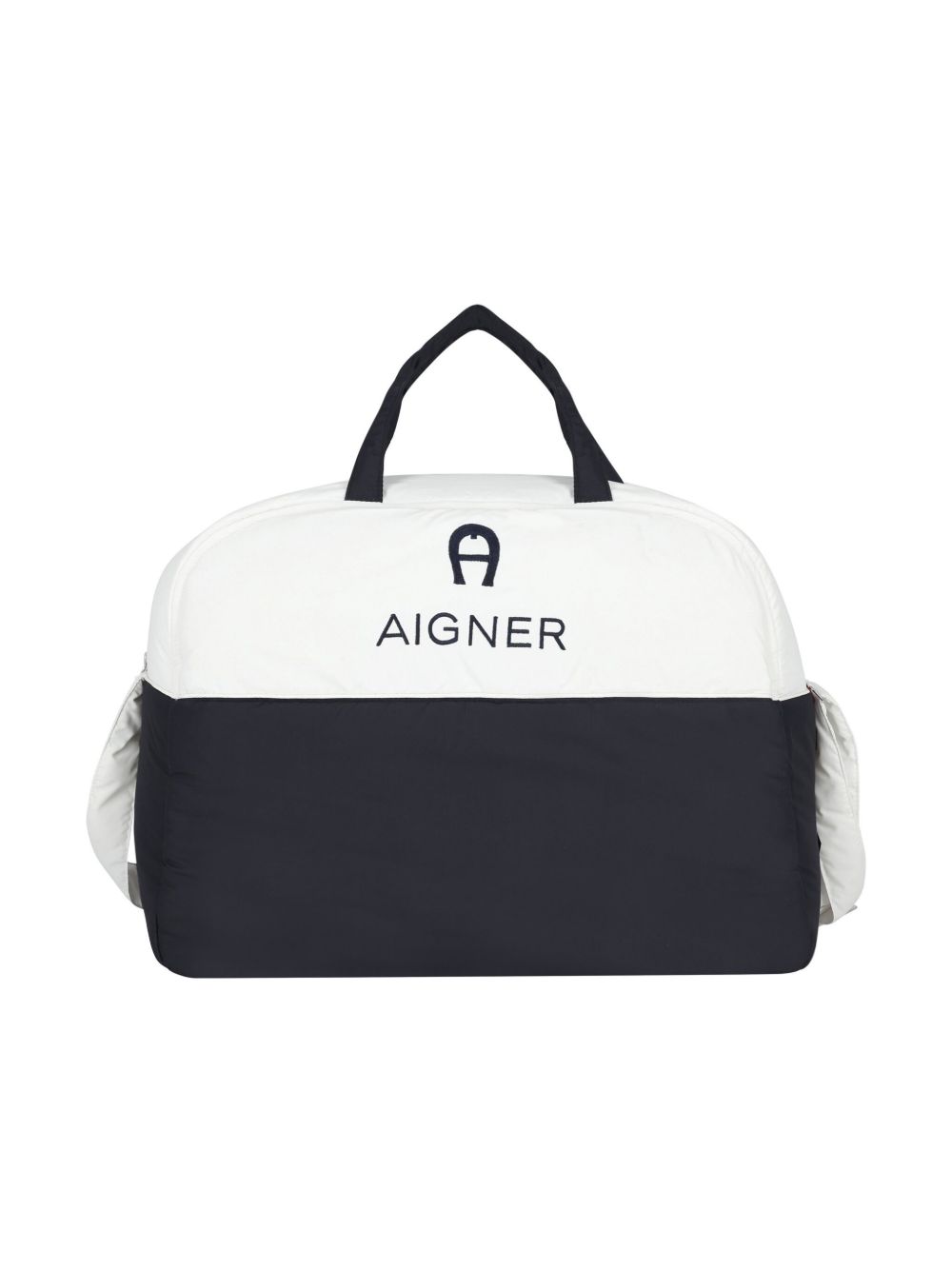 Aigner Kids logo刺绣母婴包 - 蓝色