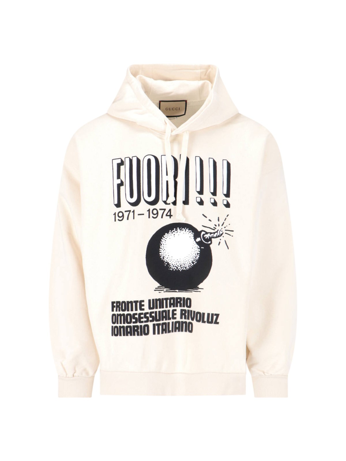Gucci“Fuori！“连帽衫