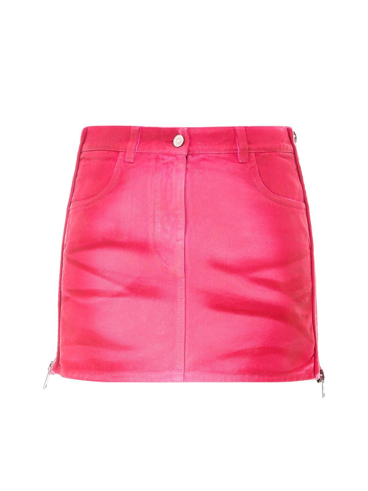 Givenchy Zipped Mini Denim Skirt